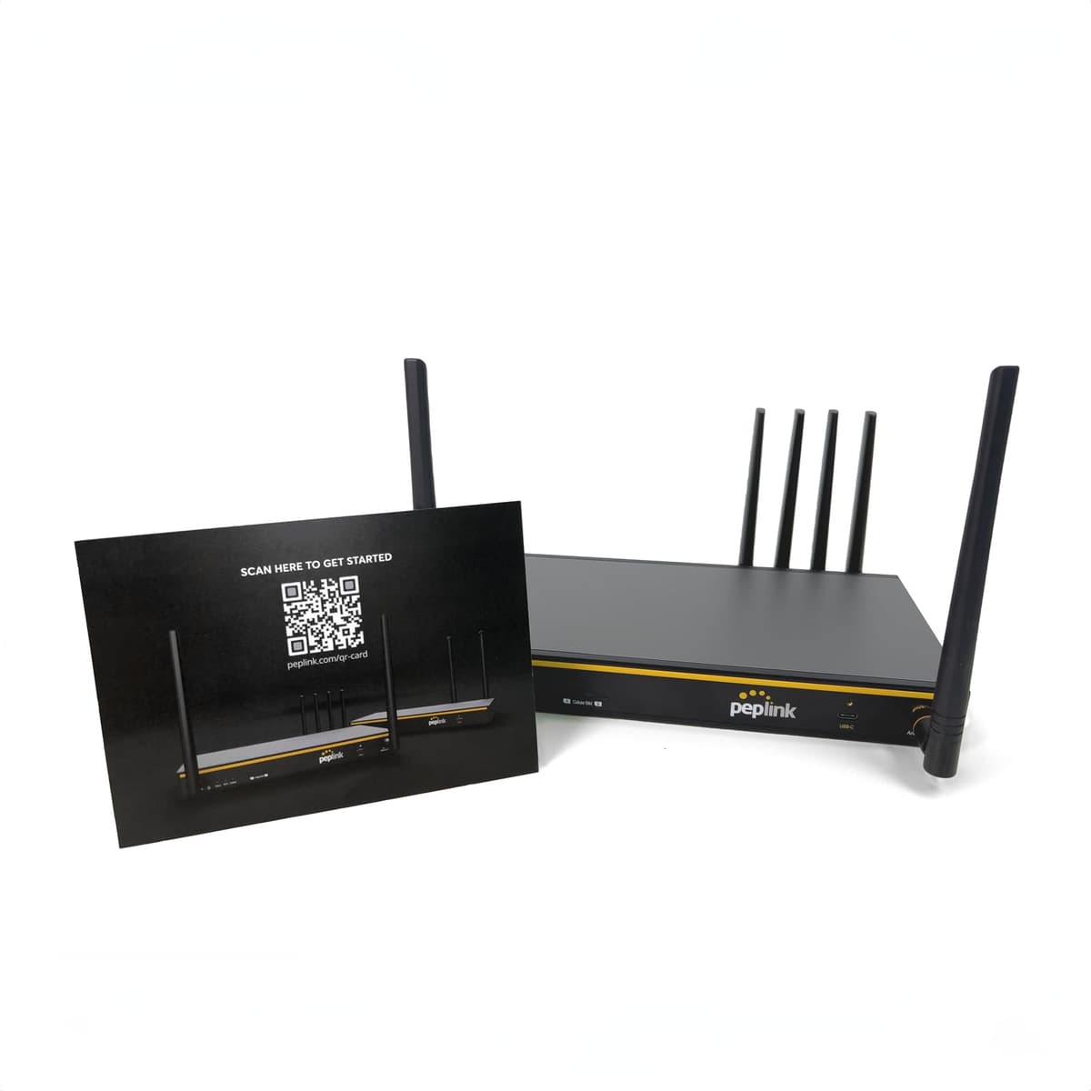 Peplink B One 5G - Router 5G Gigabit Dual WAN con Wi-Fi 6 B-ONE-5GN-T-PRM