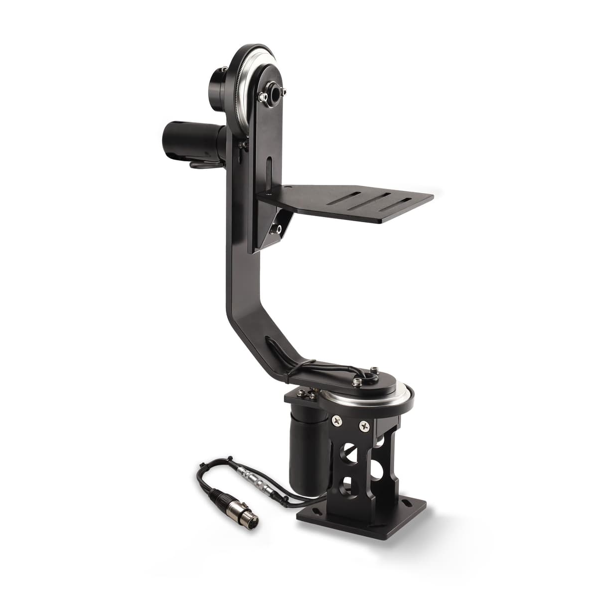 PROAIM Cabezal Pan-Tilt Motorizado Junior de 2 Ejes con Control Joystick 12V para Grúa Jib de Cámara DSLR. Movimiento 360° Pan/Inclinación, Control Remoto Preciso. Operación Silenciosa, Carga Útil 5 kg/11 lb + Funda (PT-JR~)
