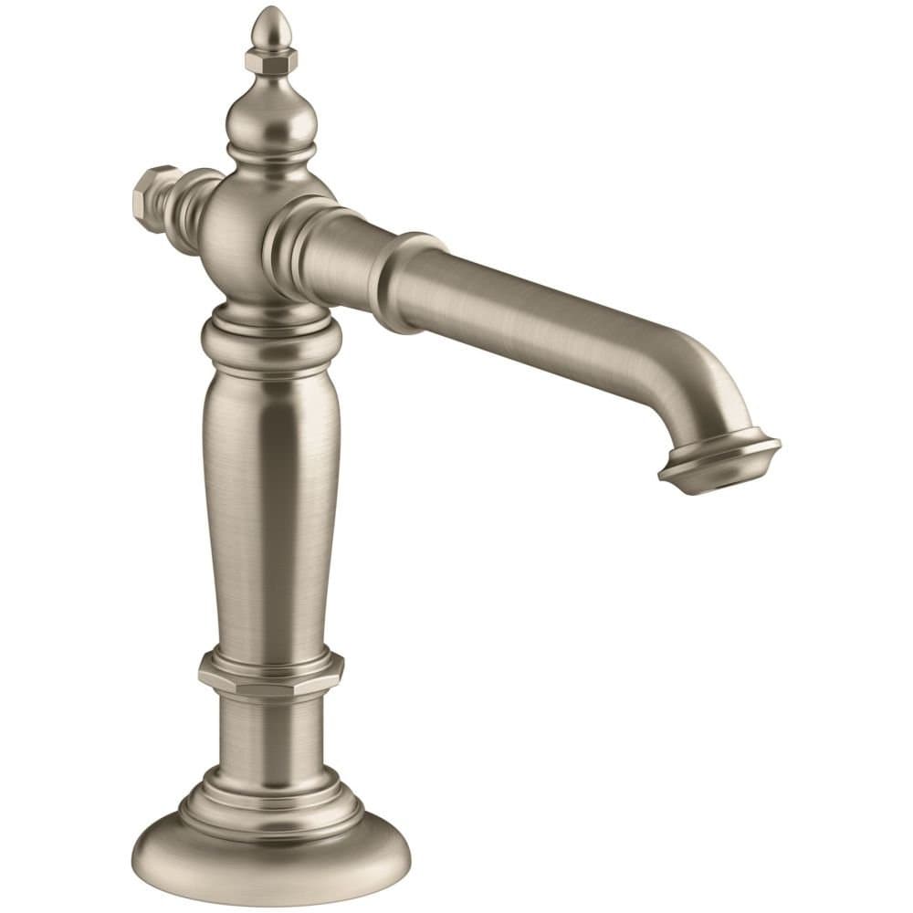 Kohler 72760-BV Artifacts Spout con diseño de columna - Vibrant Brushed Bronze
