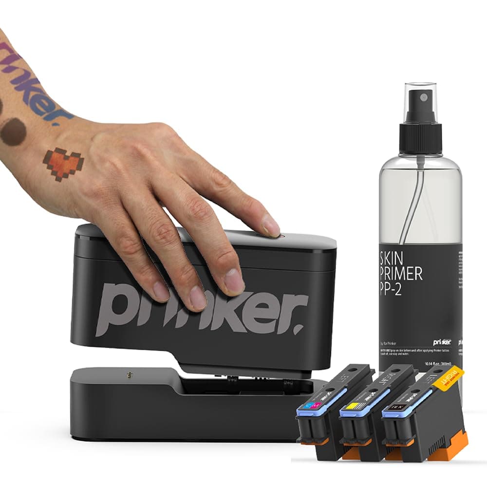 Prinker Temporary Tattoo Printer - Prinker S con tinta a color KP-PSF-1
