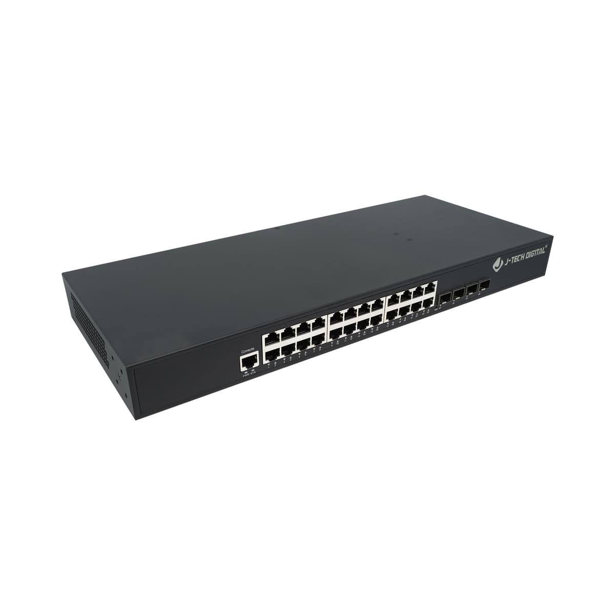 J-Tech Digital ProAV Interruptor Ethernet Personalizado de 24 Puertos de Video/Audio para J-Tech Digital Matriz Extensora HDMI Ilimitada N x N hasta 400 ft (Interruptor de Red) FBA_LYSB01C6FSULM-CMPTRACCS