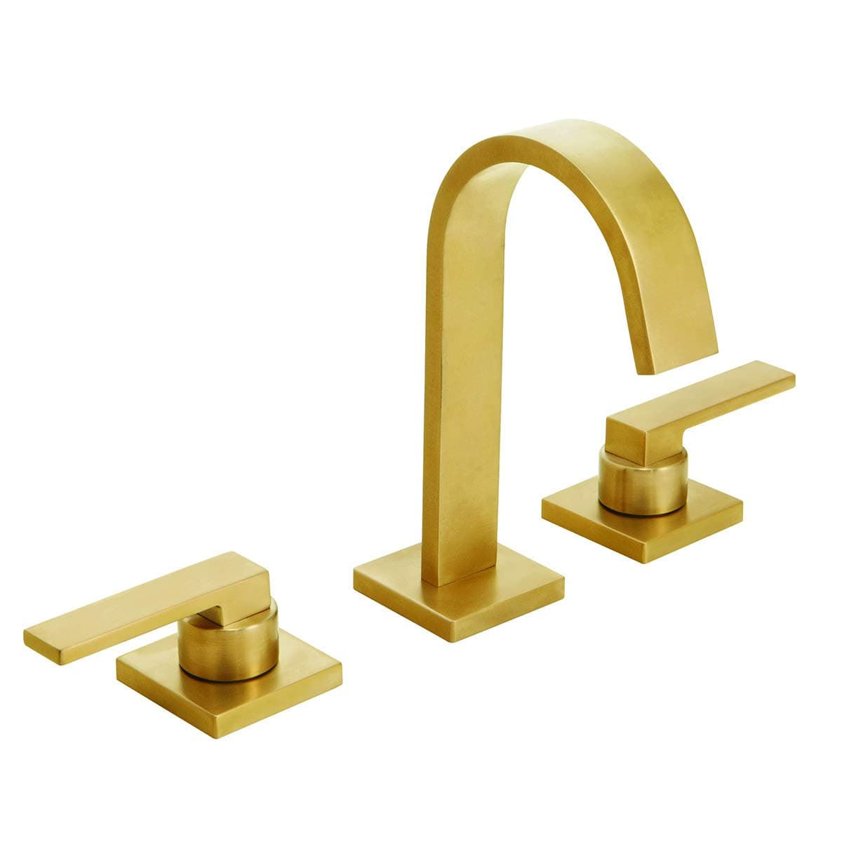 Speakman Lura SB-2523-AB Grifería de lavabo widespread 8" en satin brass con desagüe push-pop