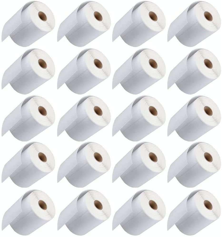 BESTEASY Etiquetas Térmicas Directas 4x6,100 Rollos de 250 Etiquetas/Rollo Compatibles con Zebra DT-250-100