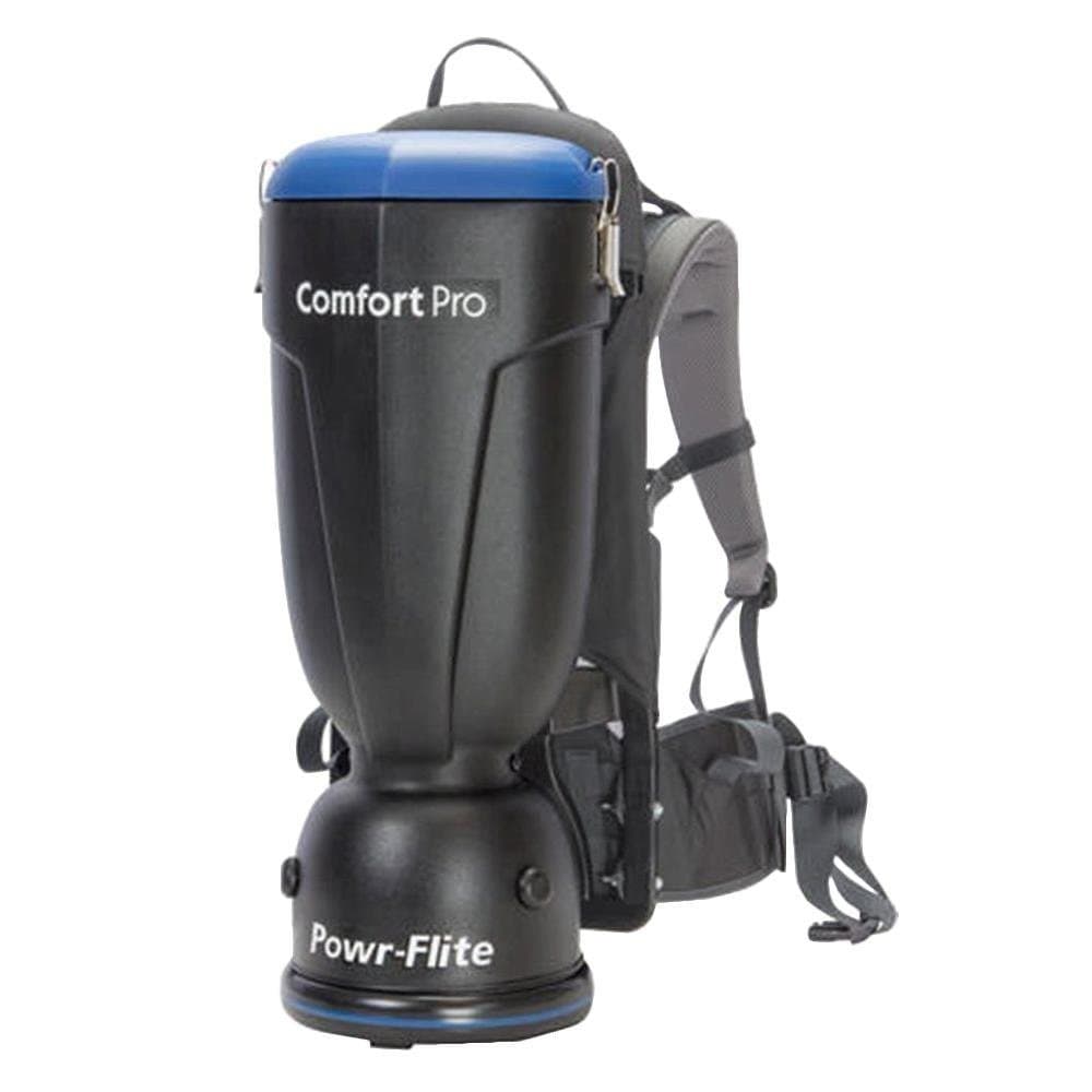 Powr-Flite BP10P ComfortPro Premium Backpack Vacuum 10 Quart, Bagged