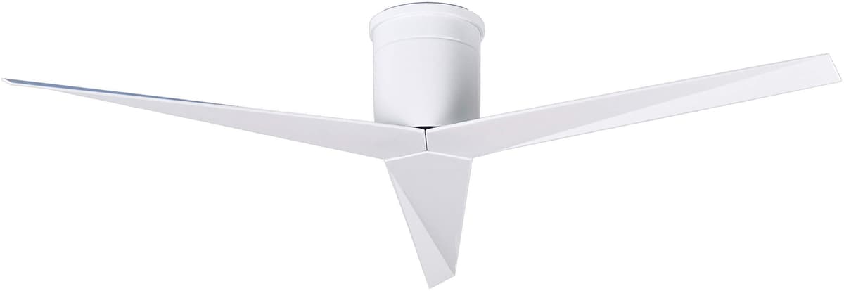 Matthews Eliza 56" Flush Mount DC, Interior/Exterior Aprobado para Áreas Húmedas, Blanco Brillante EKH-WH-WH