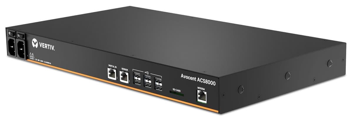 Vertiv Avocent ACS8000 Serial Console, servidor de consola serial 16 puertos - ACS8016MDAC-400