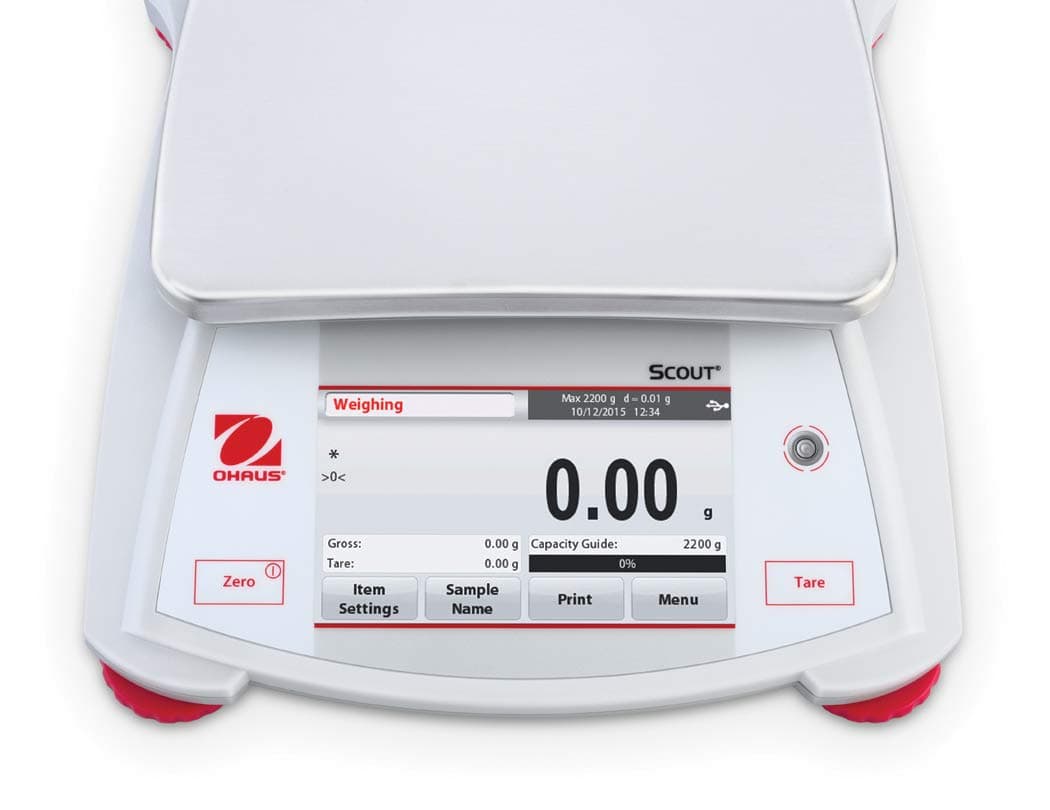 Balanza analítica Ohaus STX2201 Scout Touchscreen 2200 g x 0.1 g