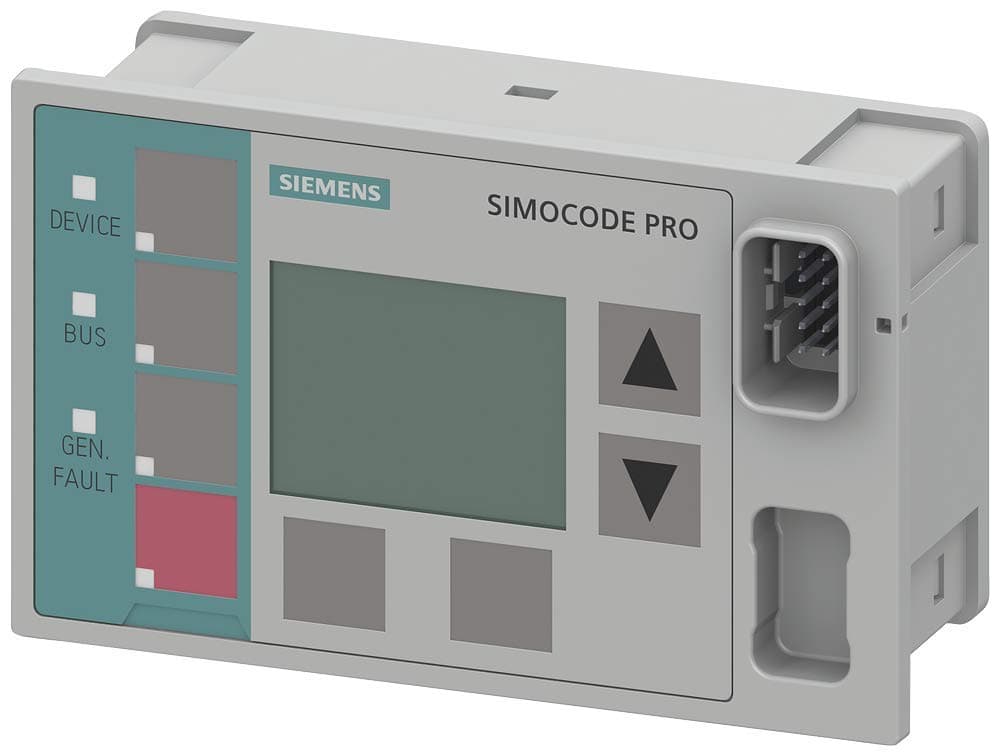 Siemens 3UF7 210-1AA00-0 Panel operador con display para SIMOCODE Pro V