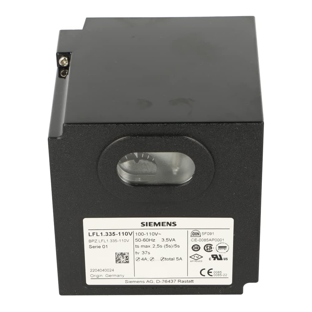 LFL1.335.A17 LFL1.335-110V Caja de control para quemador Siemens 110V 24 terminales