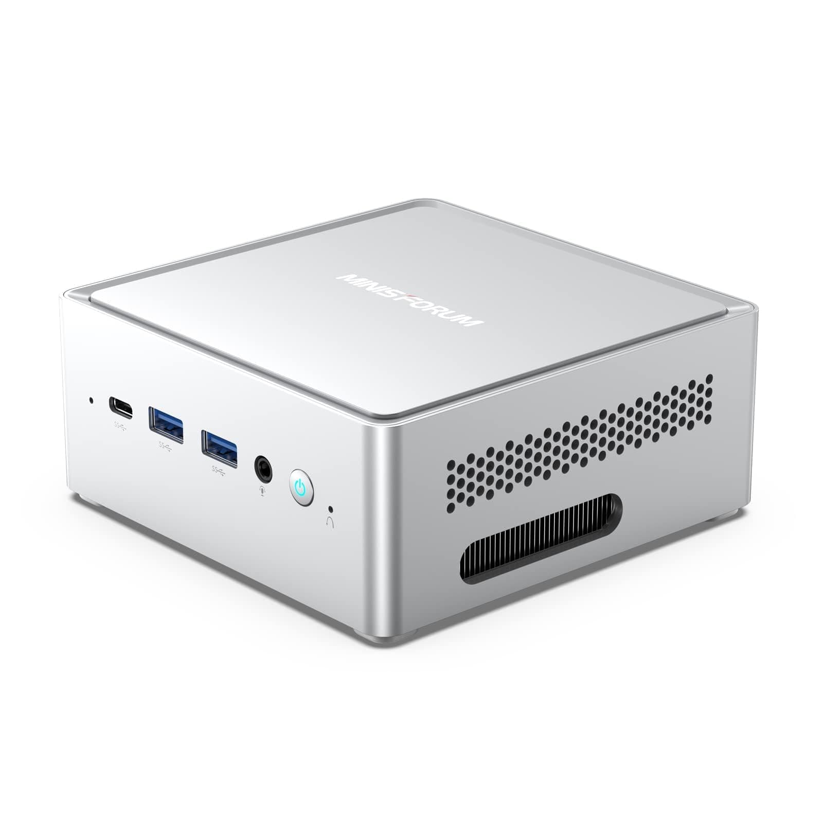 MINISFORUM NAB6 Lite Mini PC Core i5-12600H 32GB DDR4 512GB PCIe4.0,2×HDMI+2×USB-C 4K@60Hz, 2×2.5G RJ45 DeskMini