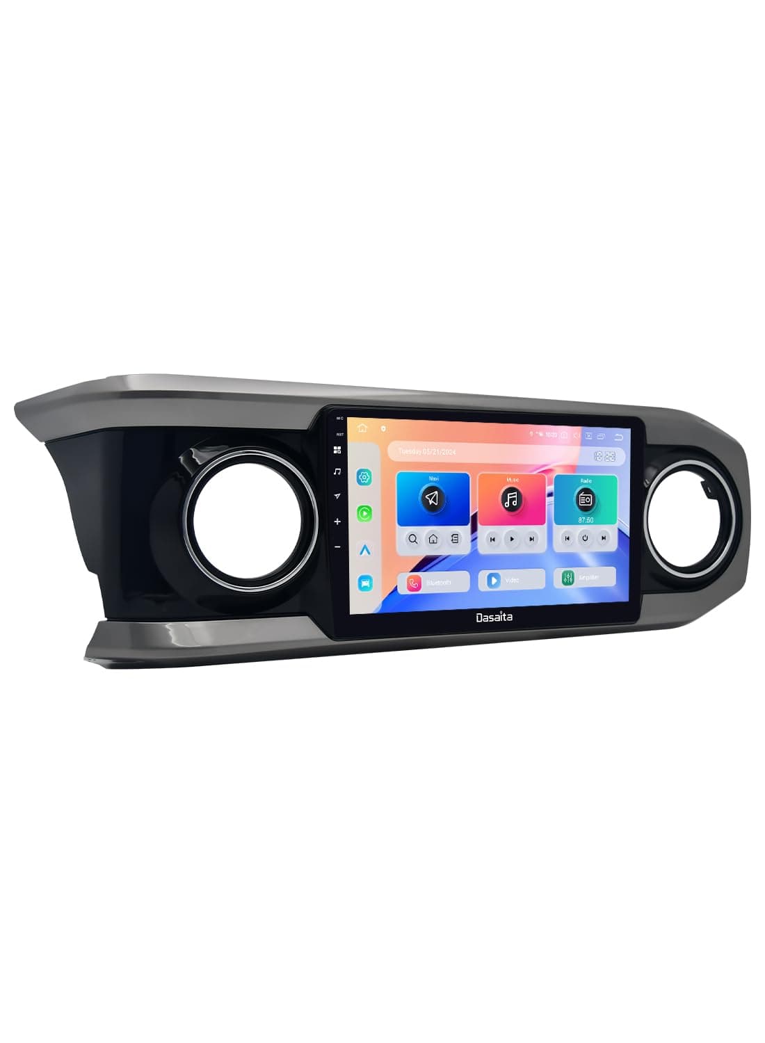 Dasaita Radio 10.2" para Toyota Tacoma 2016-2022 Android 13 QLED CarPlay/Android Auto inalámbrico 6GB/64GB