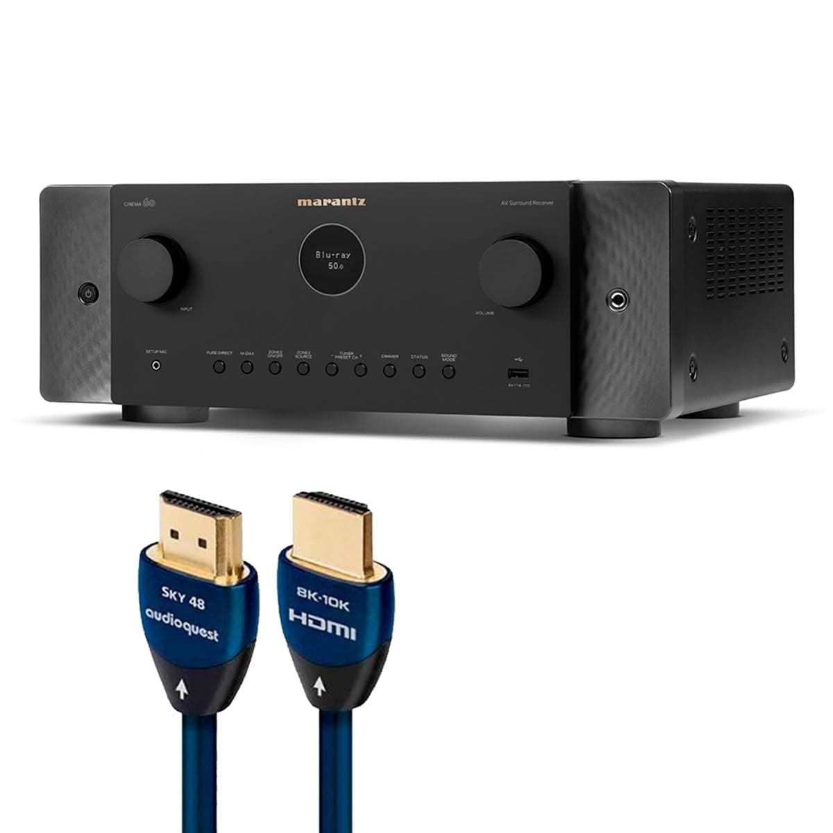 Marantz Cinema 60 receptor 7.2 canales 8K con cable HDMI AudioQuest Sky 3 m CINEMA60+SKY3M