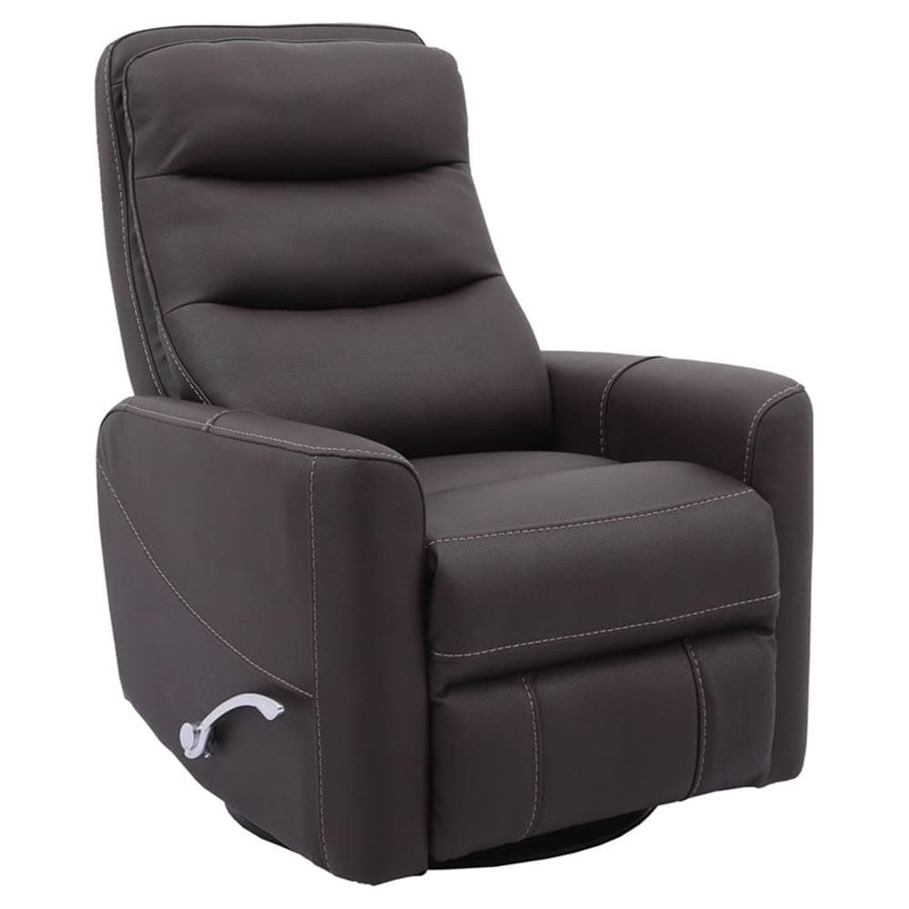 Parker Living Hercules - Sillón reclinable manual giratorio Chocolate MHER#812GS-CHO