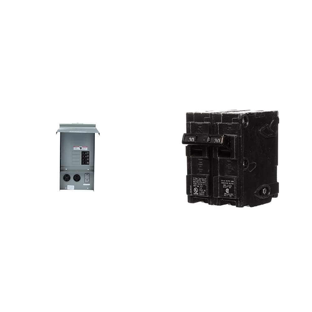 Siemens Talon Temporary Power Outlet Panel TL137US con Q230 30A Double Pole Type QP