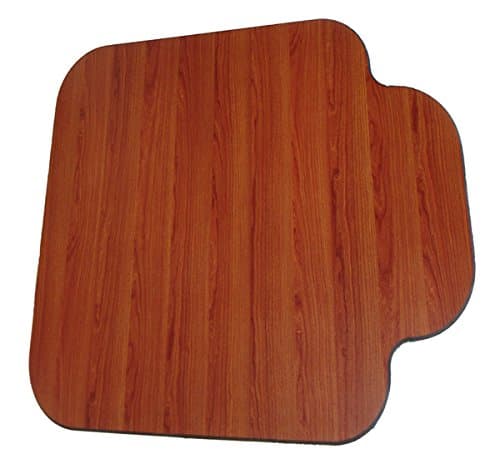 American Floor Mats Tapete para silla Premium Madera cerezo 46" x 55" con labio, 3/8" AFM_CMWPRM_46_x_55_-_lip_Cherry