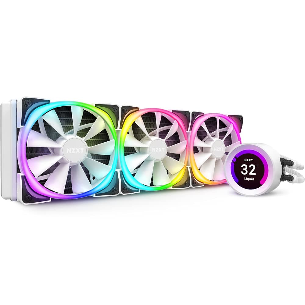 NZXT Kraken Z73 RGB Blanco - Enfriador Líquido con Pantalla LCD RL-KRZ73-RW