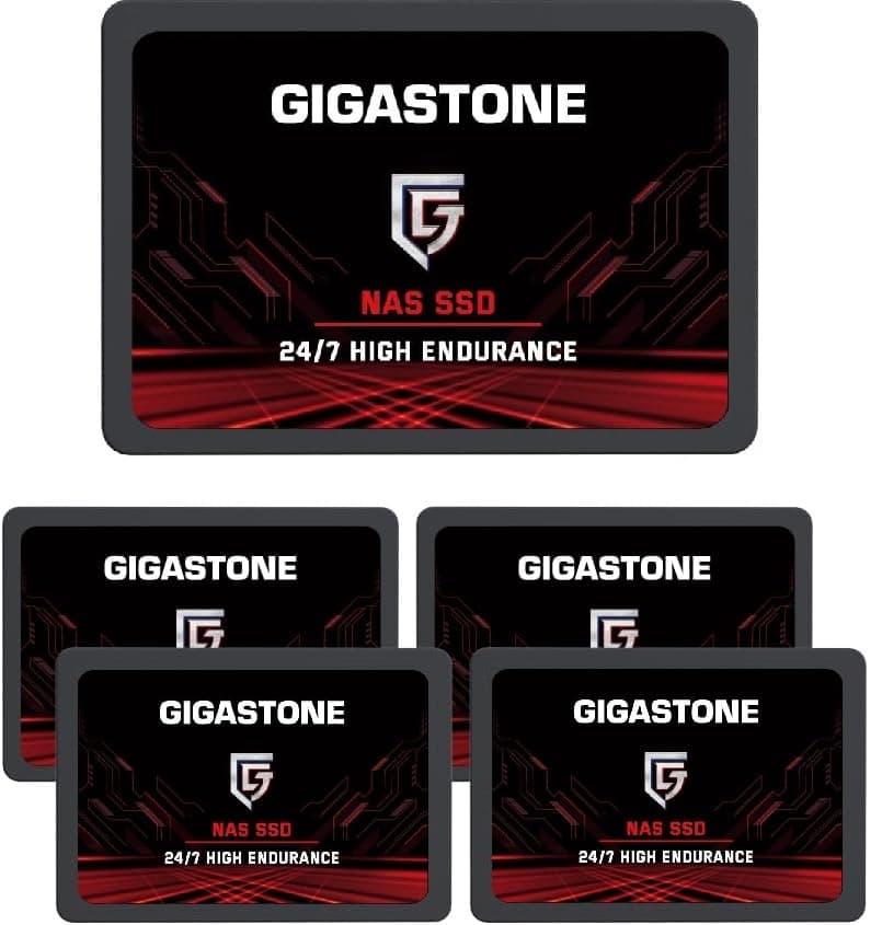 Gigastone GS-SSD-8400-512GBX5 SATA SSD 512GB (Pack x5) 2.5" 550MB/s GS-SSD-8400-512GBX5-B