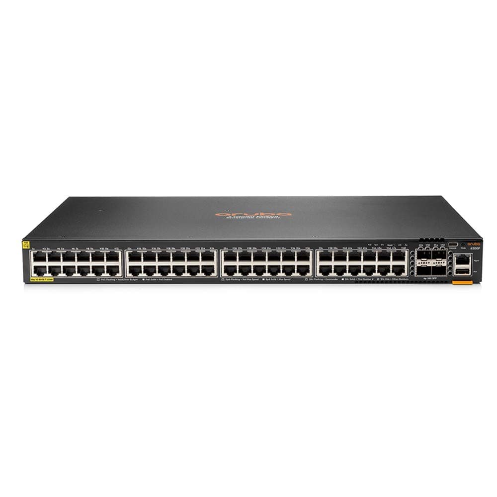 HP Switch Aruba 6200F 48G Class4 PoE 4SFP+ 740W - 48 Puertos Gestionable JL728A#ABA