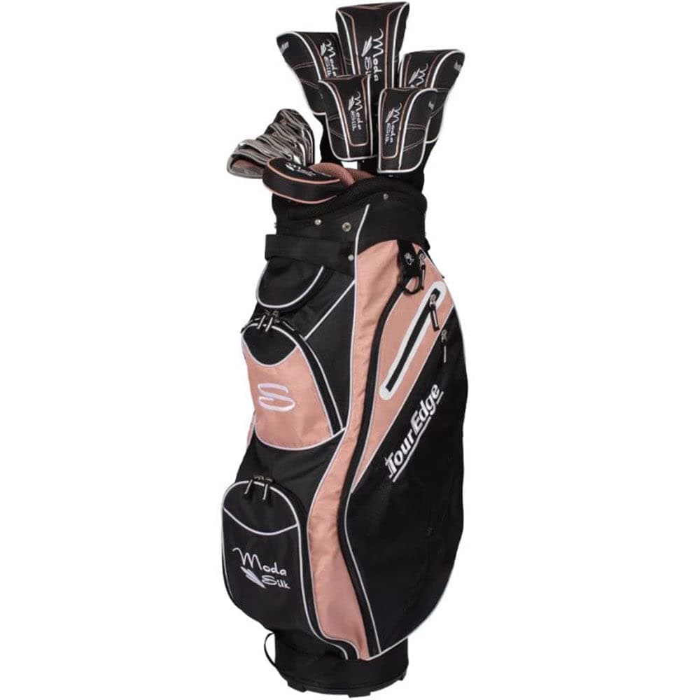 Tour Edge Moda Silk Women’s Golf Set - Black/Rose Gold RH Regular (SKSRGL11.B)