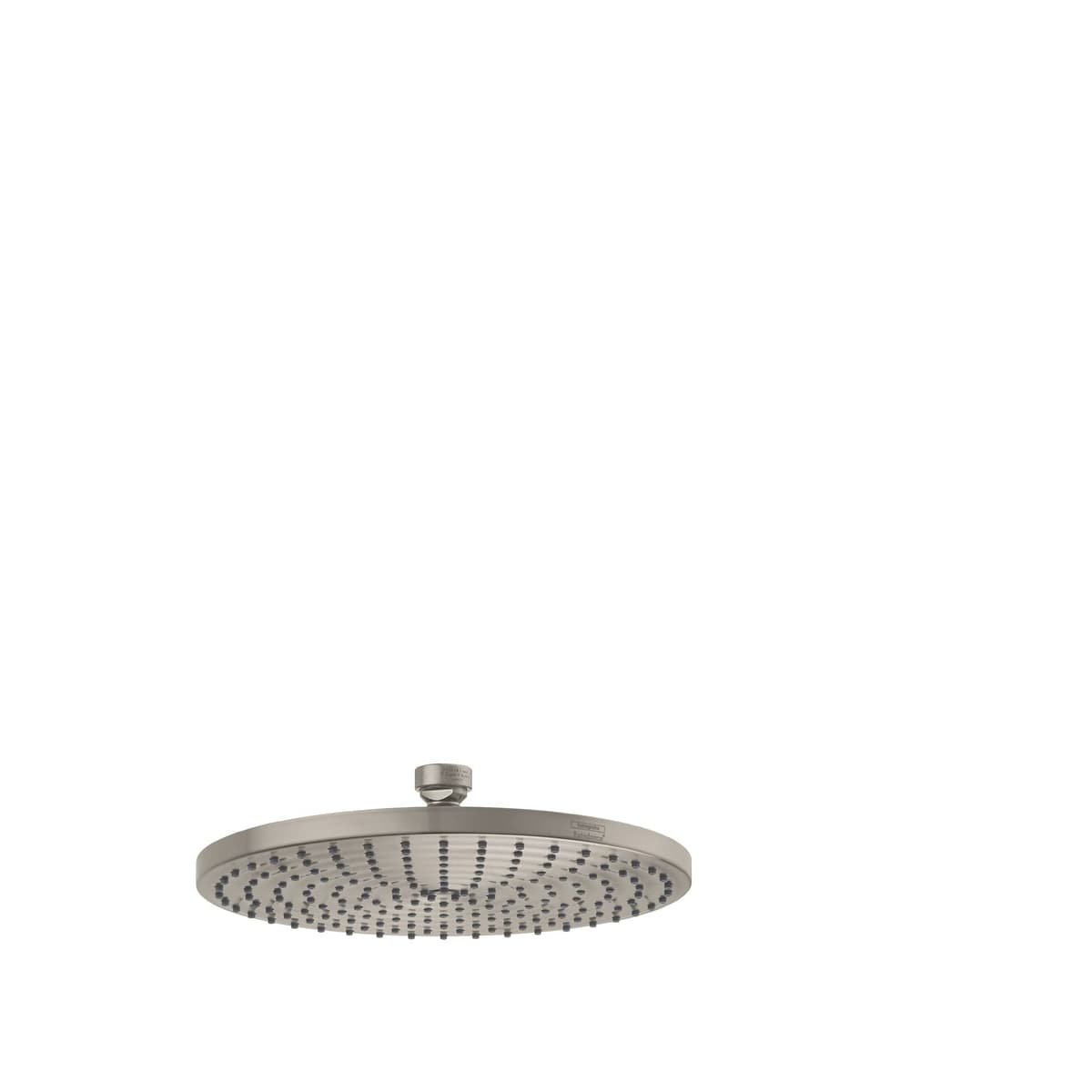 hansgrohe Raindance S Ducha de 9 pulgadas Upgrade PowderRain Easy Clean en Níquel Cepillado, 27624821