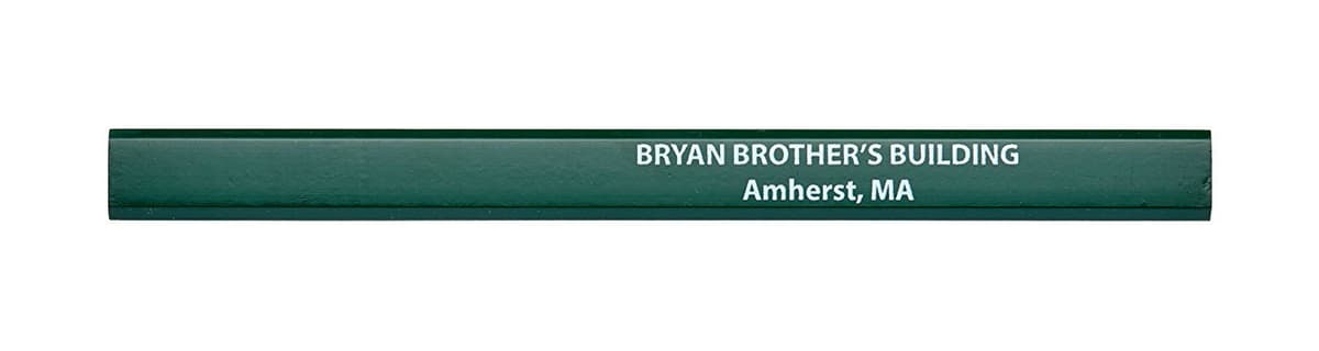 Pencil Guy - Carpenter Pencils personalizables, caja x1000 Verde CP-GR-1000