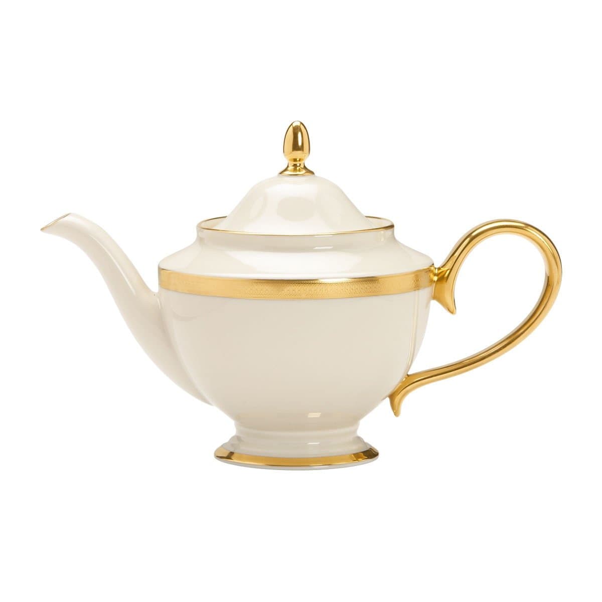 Lenox Lowell Tetera en marfil con acentos en oro 24K, 40 oz 6043582