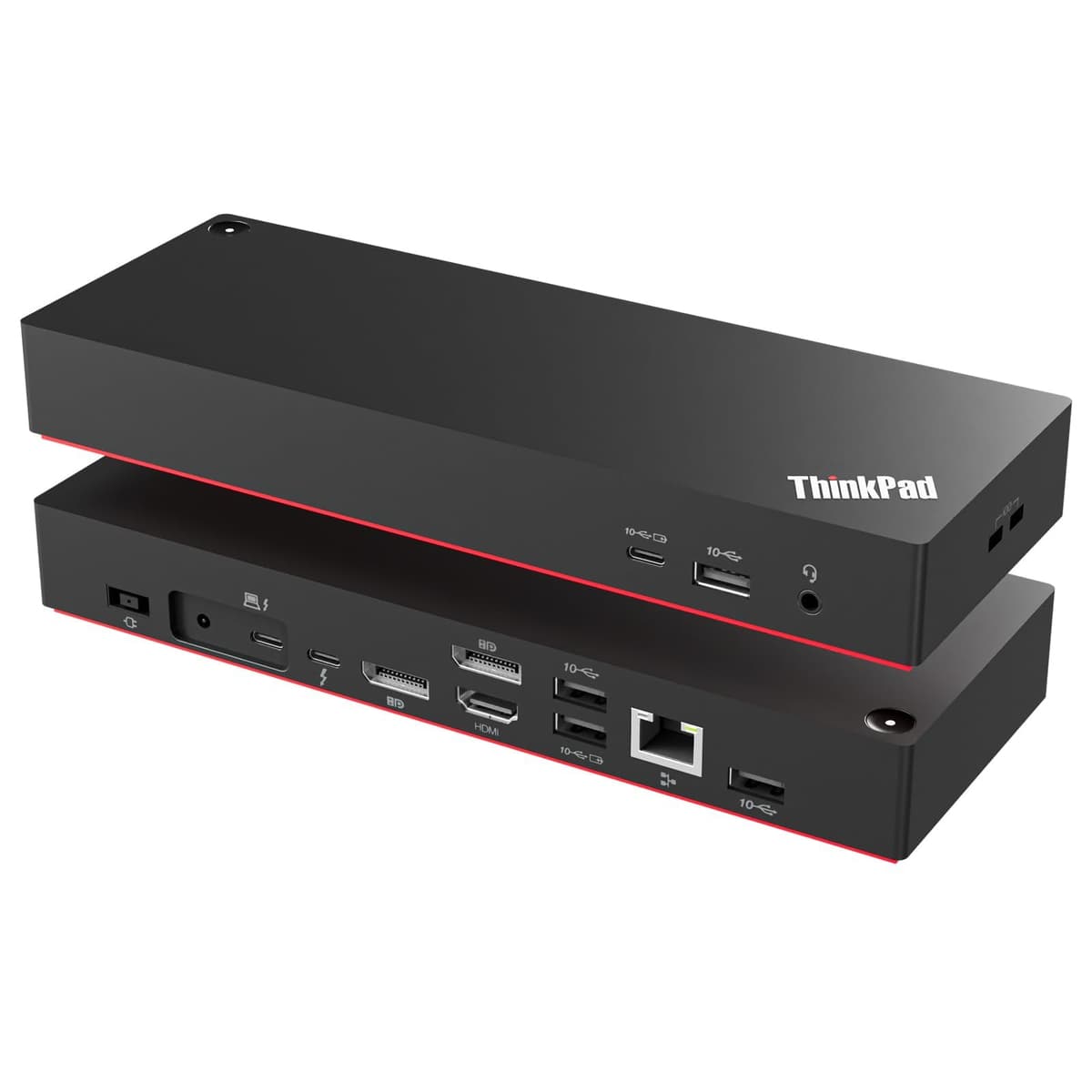 ITSPWR Thinkpad 40B00300 Thunderbolt 4 Universal Docking Station, 4 pantallas, hasta 230W + bundle HDMI/DP/paño 40B00300-HDMI01-DPDP01