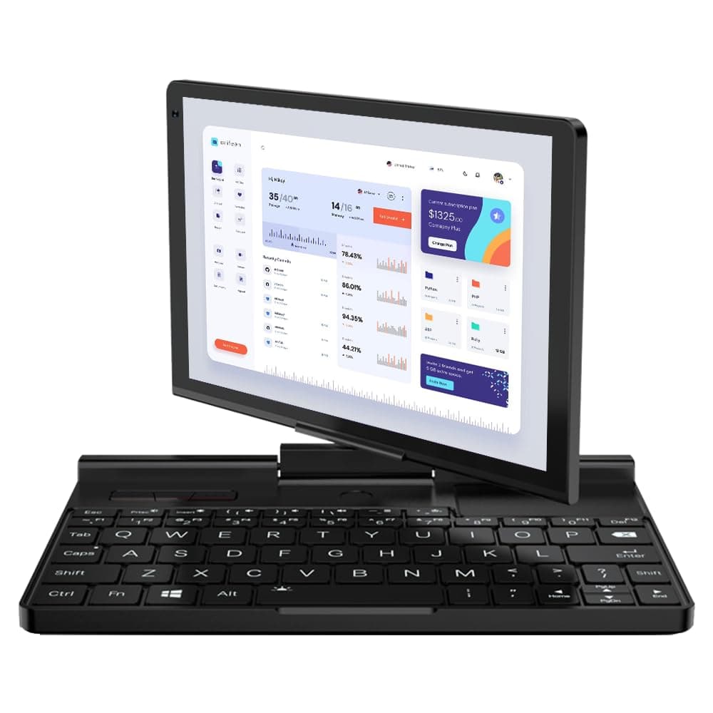 GPD Pocket 3 Mini Laptop con Stylus incluido, Oro, Pentium Gold 7505, 16GB RAM, 512GB NVMe, Pantalla táctil 1920×1200, Windows 11, Wi-Fi 6E, Bluetooth 5.3, PC modular
