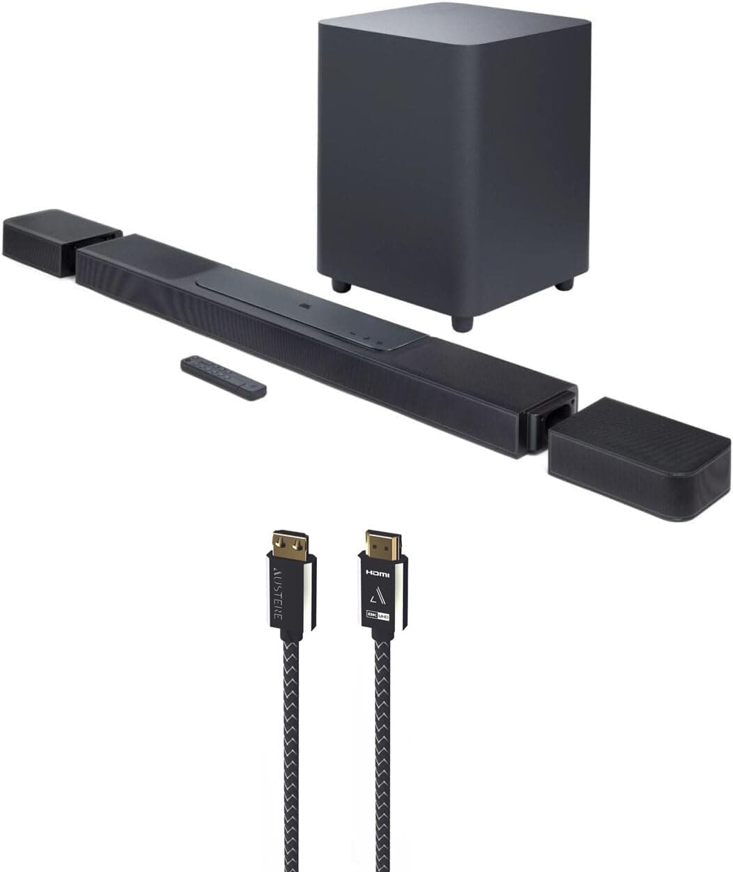 JBL BAR-1300X Sistema 11.1.4ch con subwoofer y cable HDMI 8K incluido BNDL_BAR1300X-7S8KHD225M