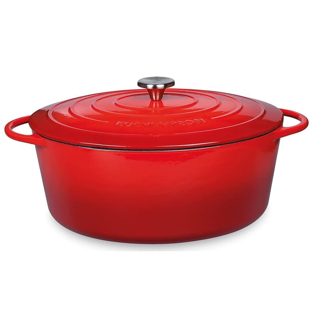 Küchenprofi Bandeja para asar 40 x 40 x 10 cm, color rojo 0402001440