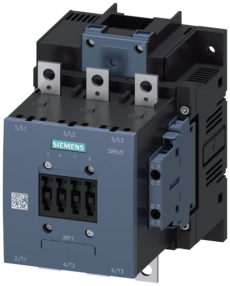 Siemens 3RT1055-6AP36 contactor 150 A, 75 kW, bobina 220-240 V, 2 NO + 2 NC