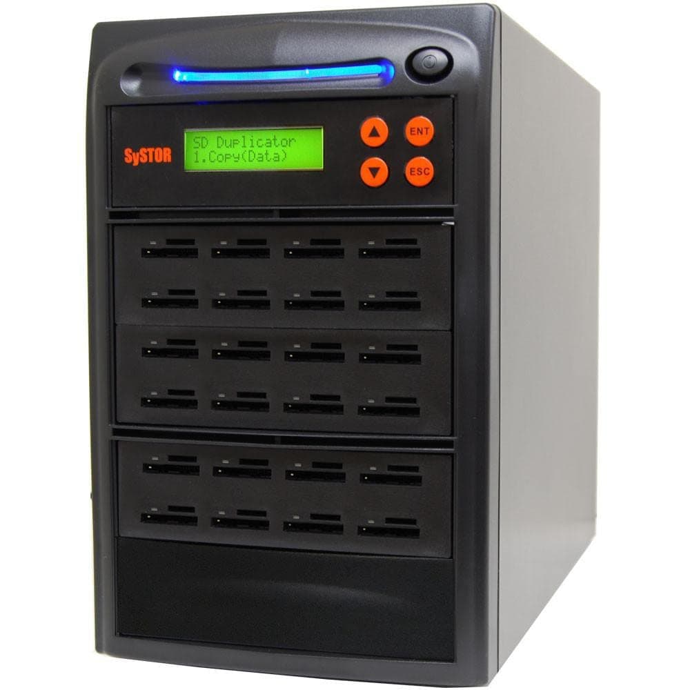 Systor SYS-SD-23 Duplicador SD/microSD 1:23, autónomo 2GB/min