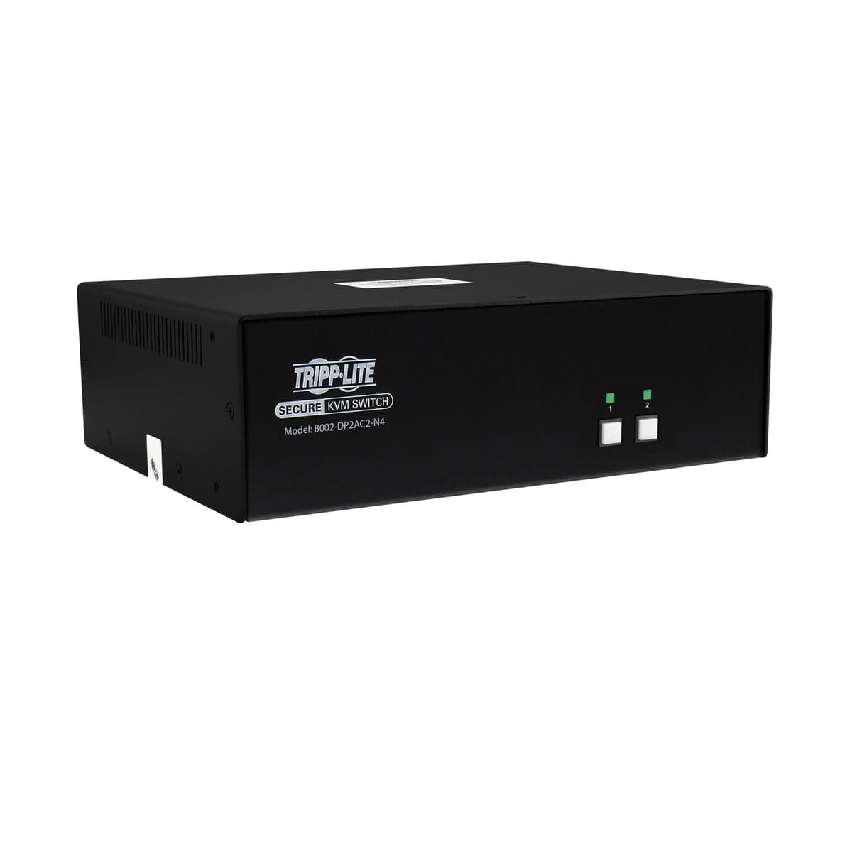 Tripp Lite B002-DP2AC2-N4 - KVM 2 puertos Dual-Head DisplayPort NIAP PP4.0 certificado, con puerto CAC (4K@30Hz)