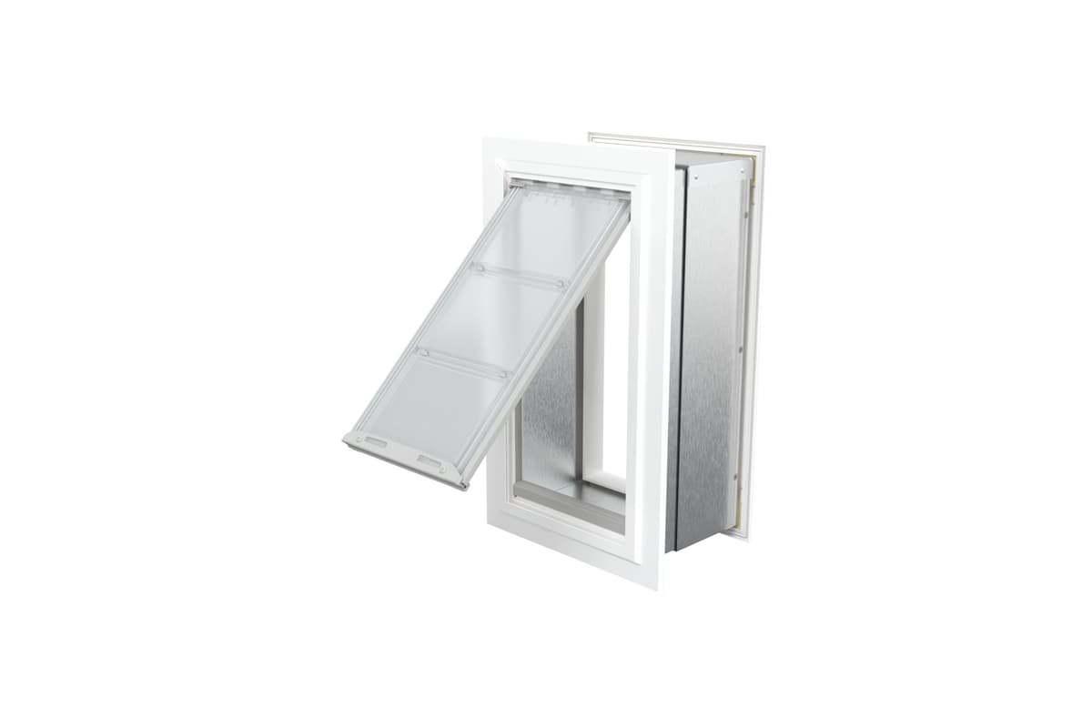 Endura Flap Puerta para Mascotas de Una Aleta para Paredes Gruesas 04EF-C20MM-1W