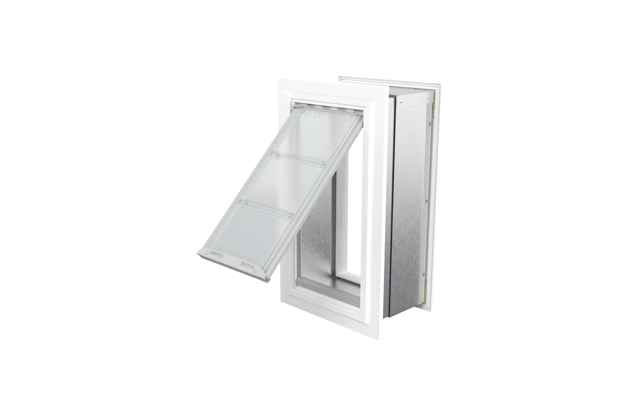 Endura Flap Puerta para Mascotas de Una Aleta para Paredes Gruesas 04EF-C20MM-1W