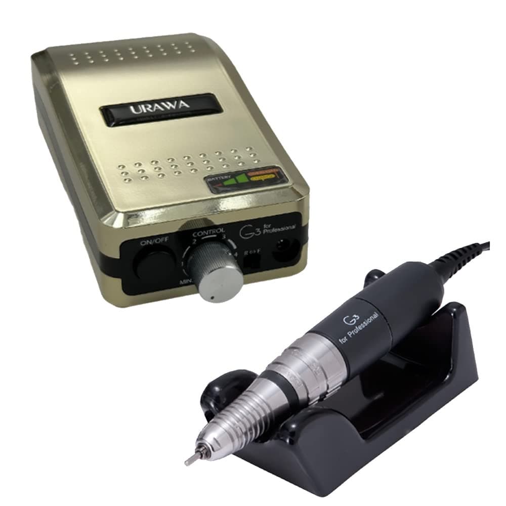 [Upower] G3 Taladro Eléctrico para Uñas Profesional Recargable (Gold) G3STA12-4