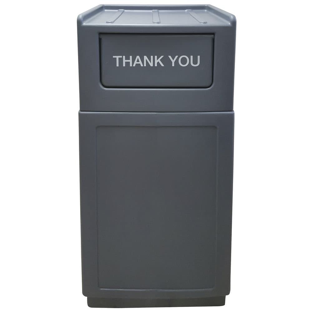 HUBERT Trash Can para Restaurante con Tapa Tray Top, 39 Gallon 8002739