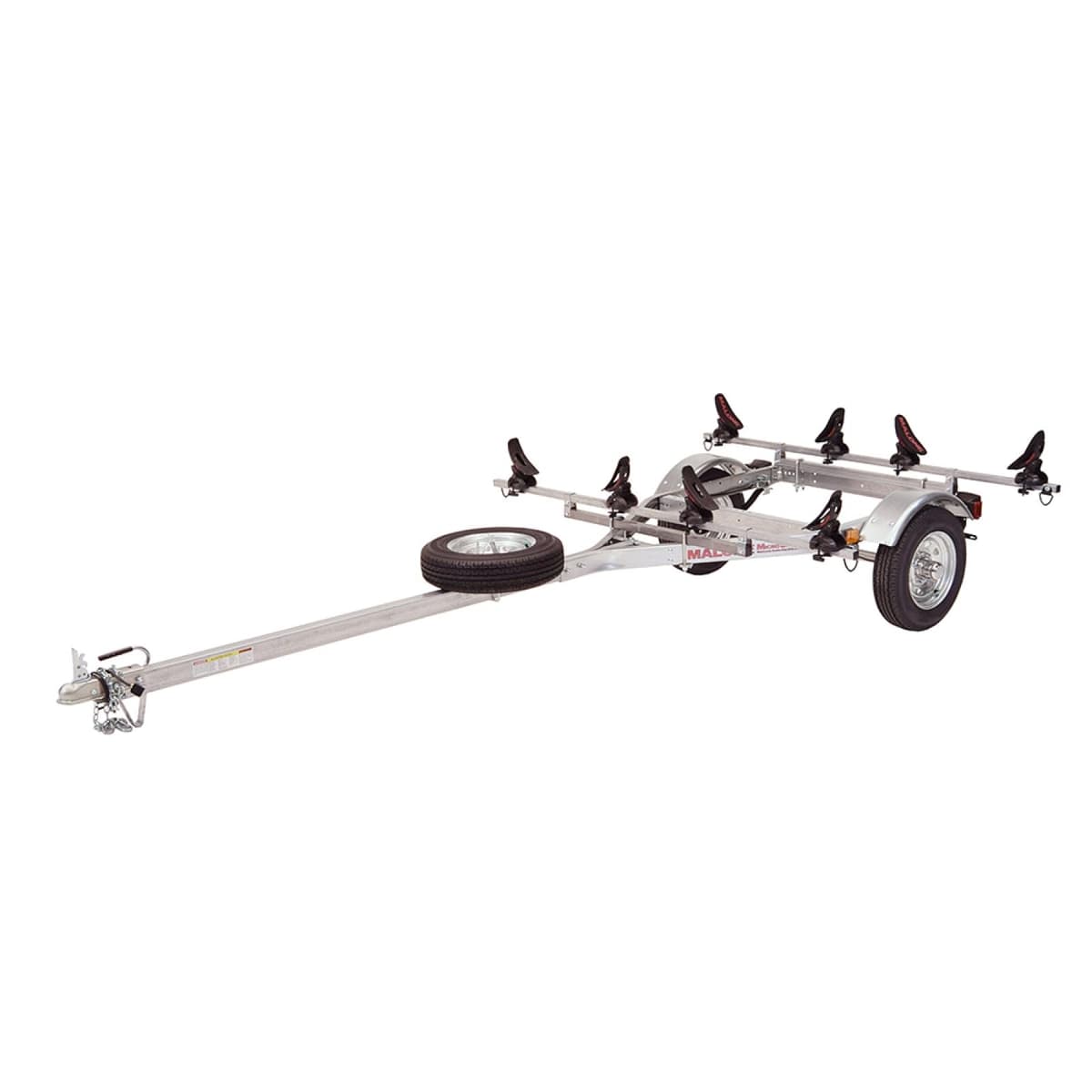 Malone MPG464-LBS MicroSport LowBed 2 Kayak Trailer con 2 SaddleUp Pro y Neumático de Repuesto