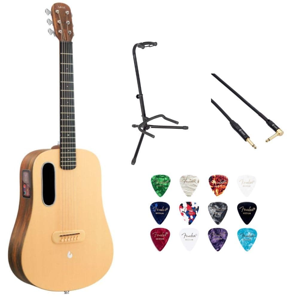 Kellards LAVA ME 4 Spruce 41" con estuche Airflow Woodgrain Brown y accesorios (bundle) L9230004