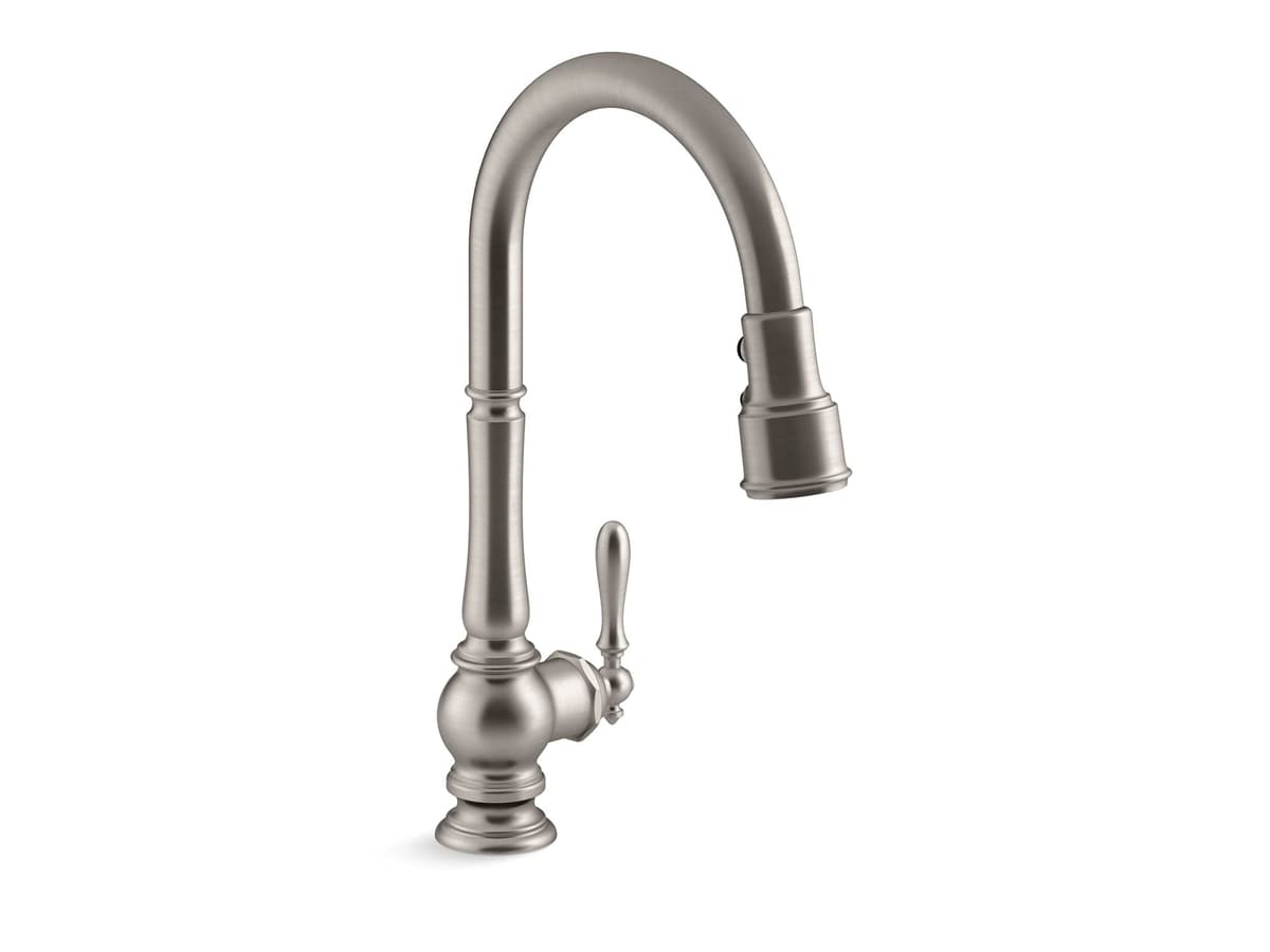 KOHLER K-99259-VS Artifacts Kitchen Sink Faucet - Vibrant Stainless