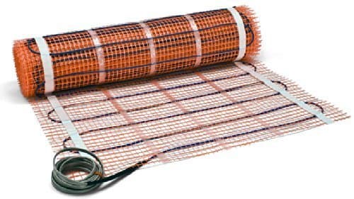 SunTouch TapeMat - Alfombra calefactora para suelo 120V, 2' x 25' (50 sq ft), naranja 81002226