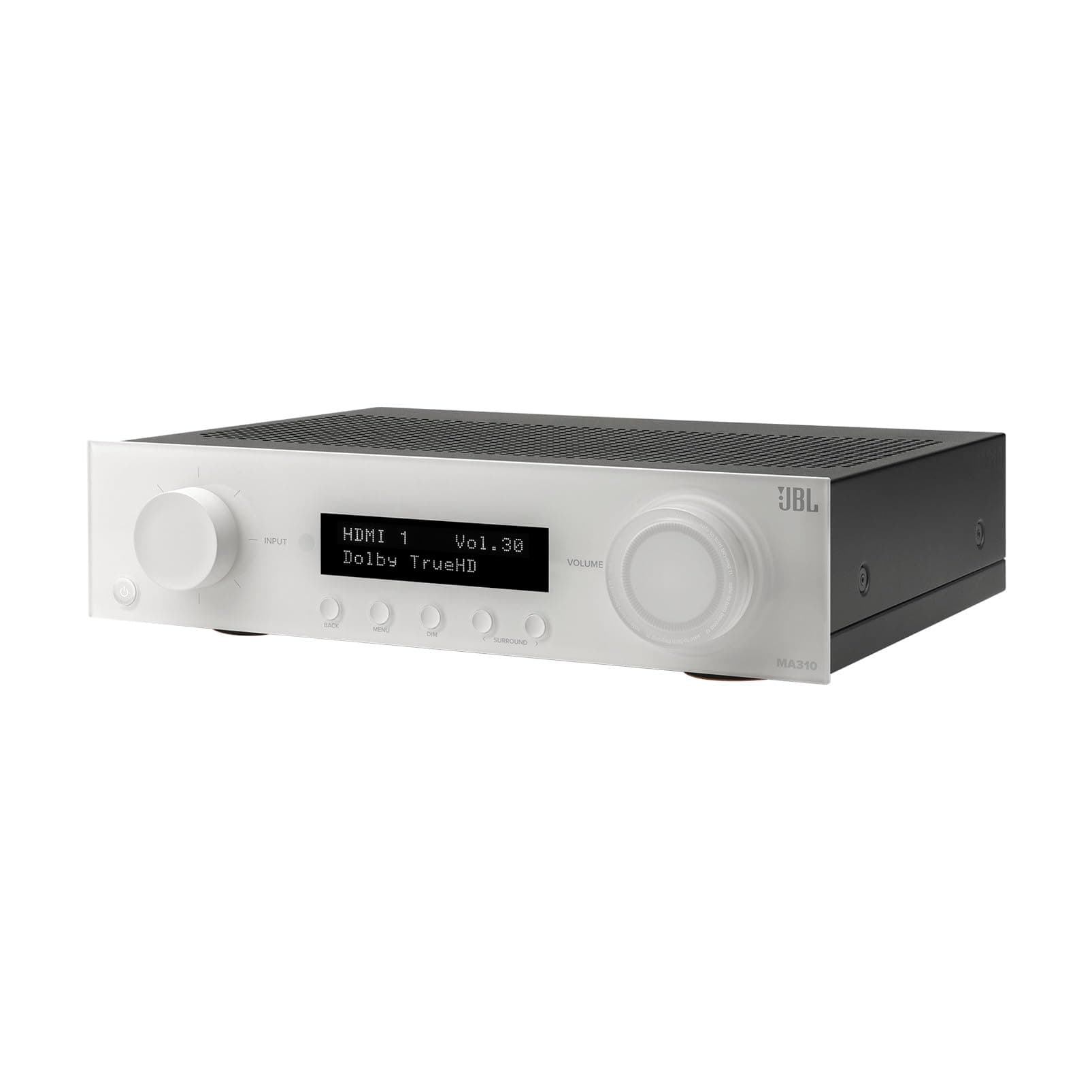 JBL MA310 Receptor AV 5.2 canales (60 vatios x 5) 4K (Blanco) JBLMA310WHTAM
