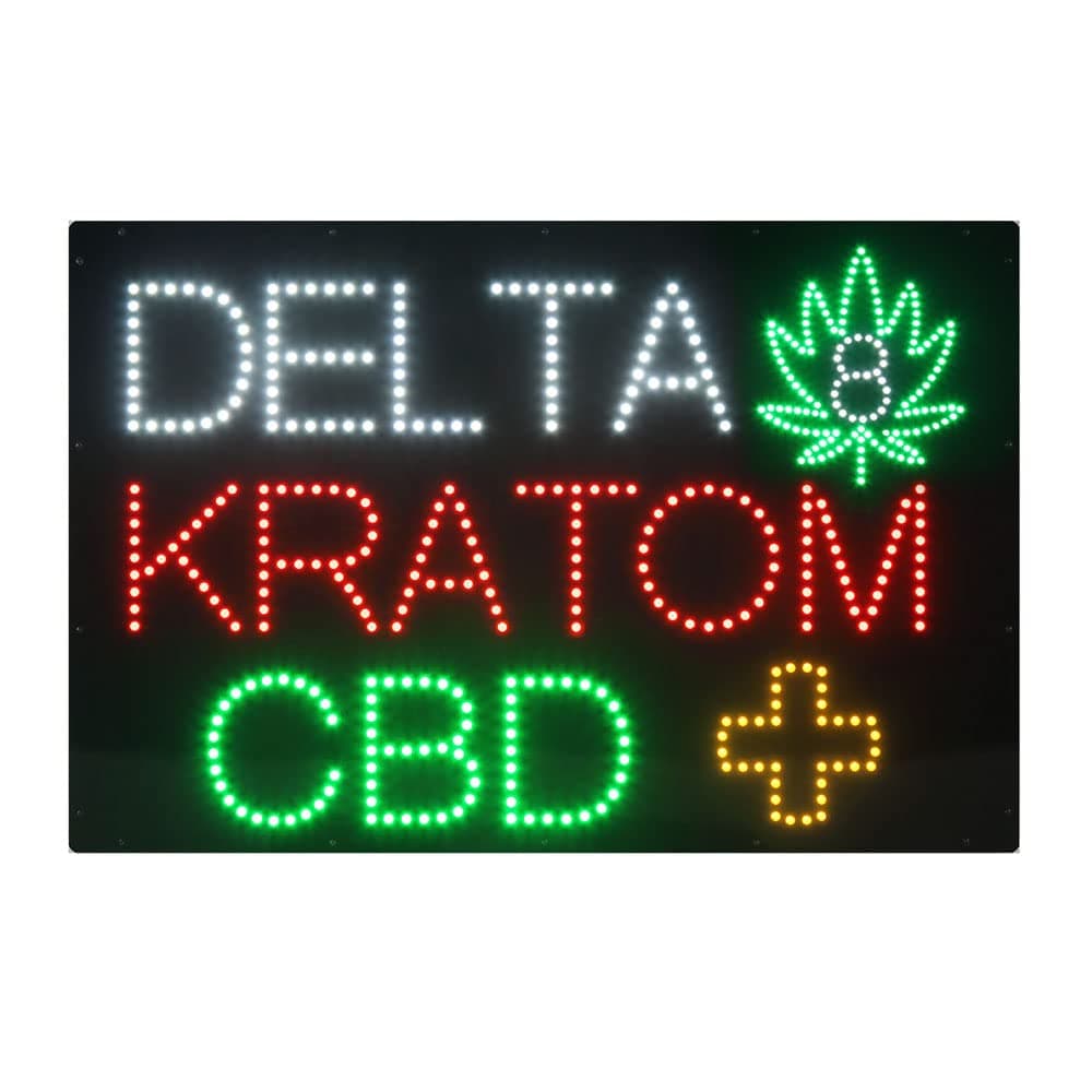 HIDLY Cartel LED Smoke Shop Super Brillante Open para Vidriera 36 x 24 HSD0318