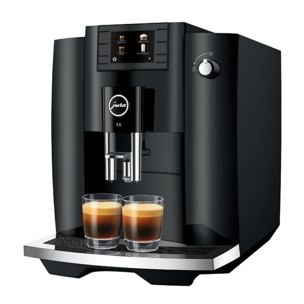 Jura E6 Piano Black 15622, cafetera superautomática