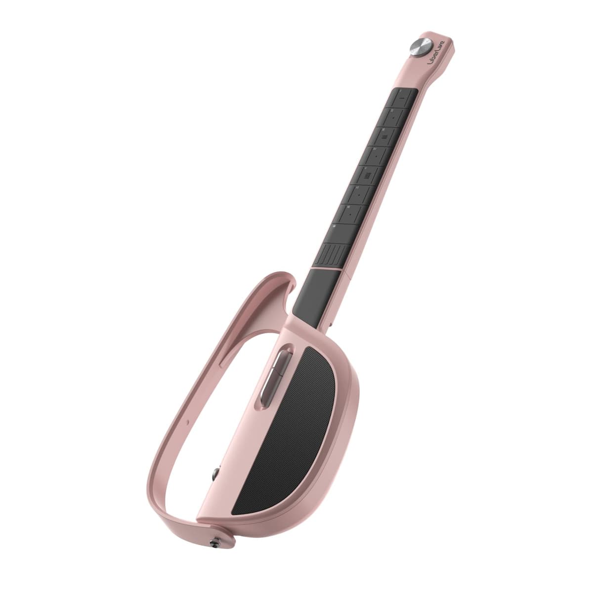 LiberLive C1 - Guitarra inteligente sin cuerdas plegable con generador de acordes y caja de ritmos (Rosa)