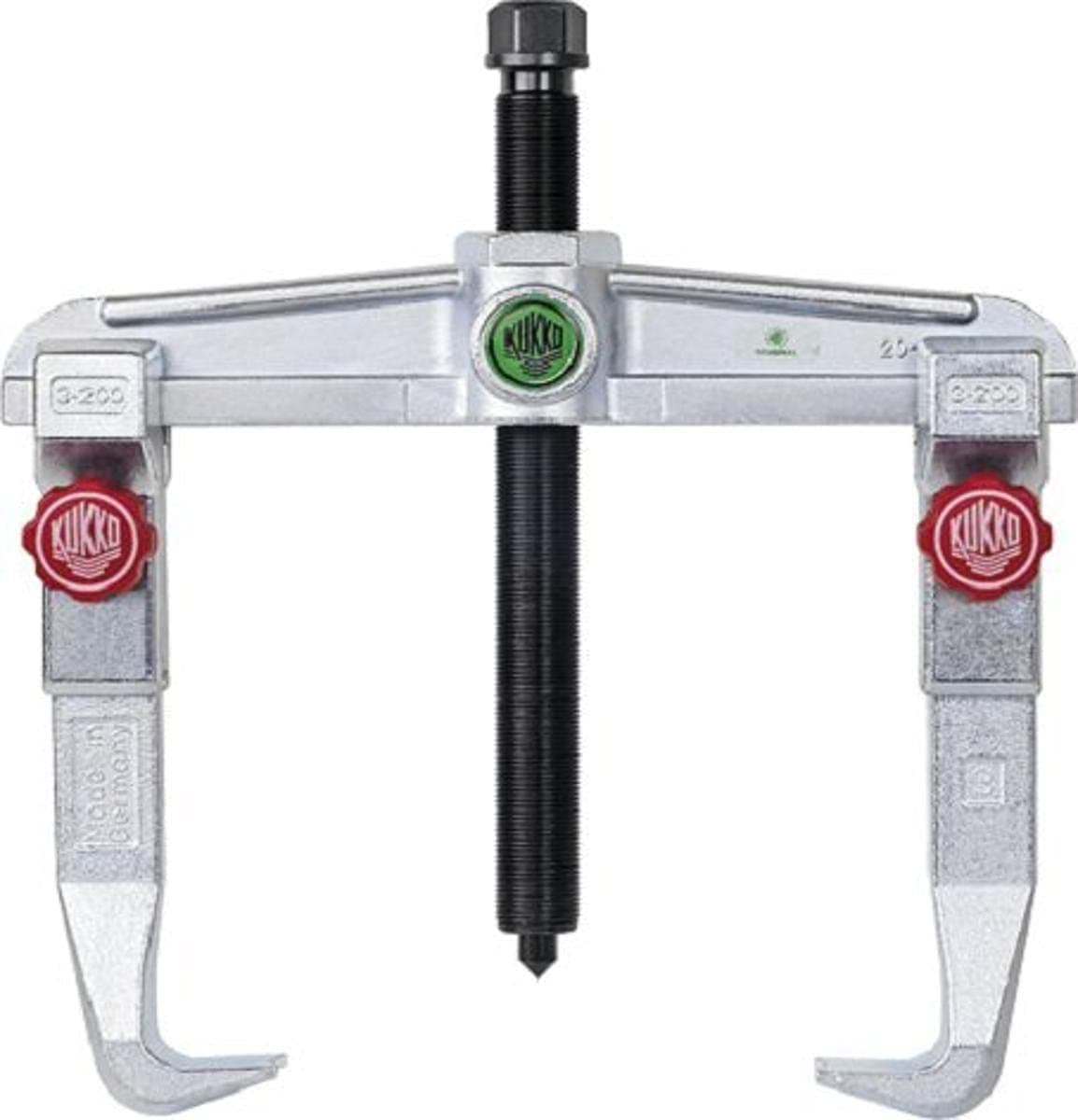 KUKKO 20-3+ Extractor de rodamientos universal 2 patas, regulación rápida (250x200 mm) AR20-3+