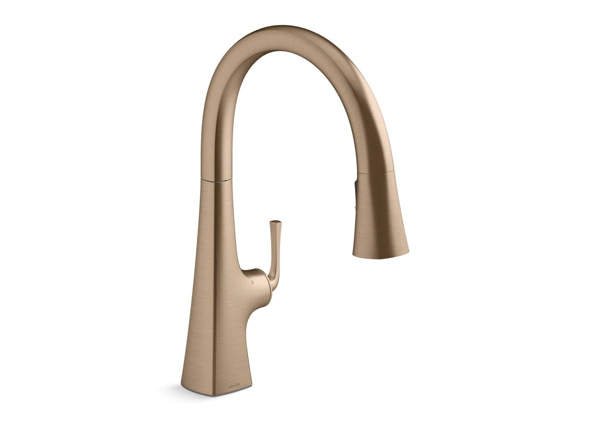Kohler K-22068-BV Graze Grifo Touchless, Bronce Cepillado
