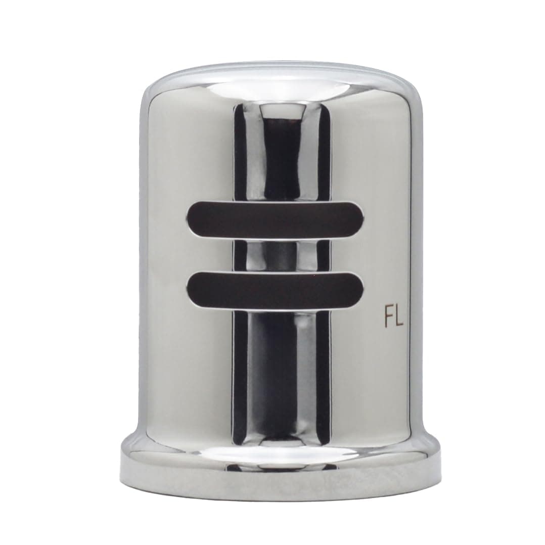 Westbrass D201-1-100-26 Cap para air gap sólido 1-3/4" x 2-3/4" - cromo pulido (100 unidades)