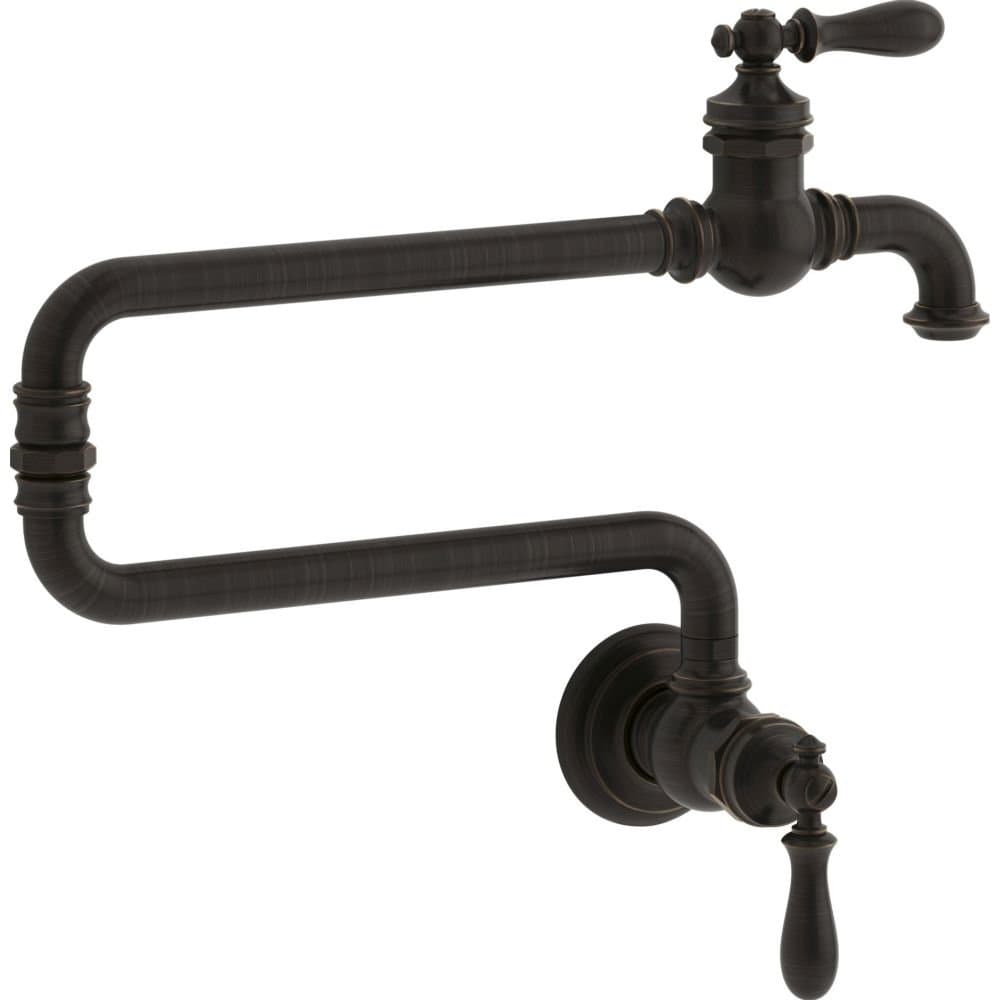 KOHLER Artifacts Grifo Extensible de Pared para Ollas K-99270-2BZ, Oil-Rubbed Bronze