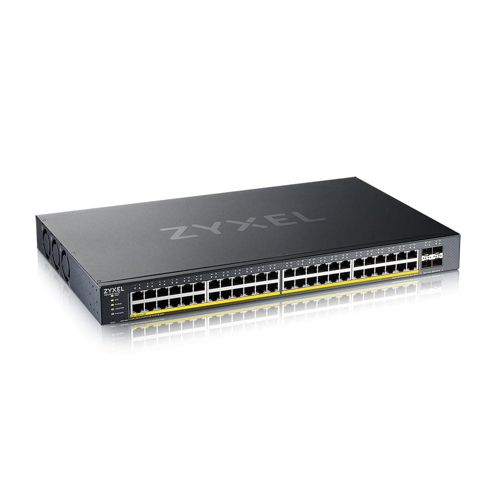 Zyxel 48-Port PoE+ Gigabit Smart-L2 Managed Switch 375W con 4x 10G SFP+ (XGS1935-52HPV2) XGS1935-52HP-US0101F